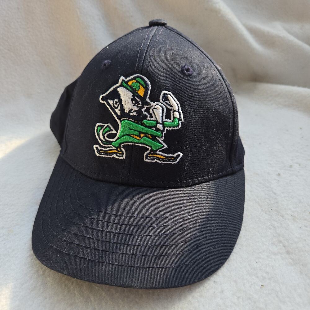 Notre Dame Fighting Irish Leprechaun Cotton Adjustable Hat Cap Size Youth